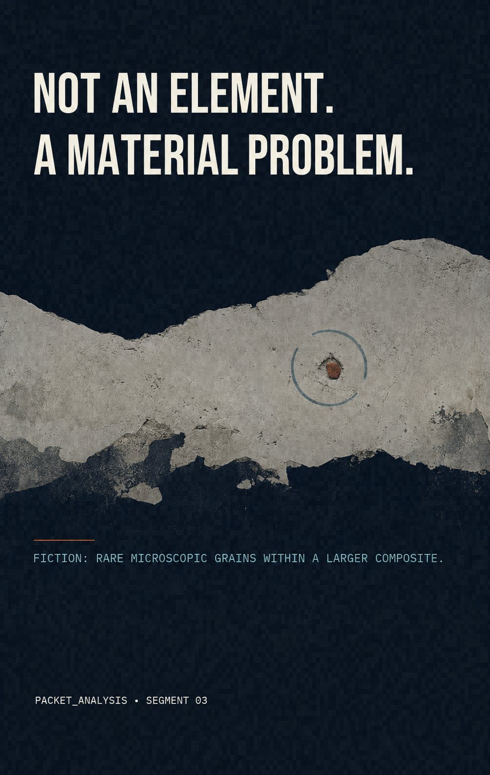 NOT AN ELEMENT. A MATERIAL PROBLEM.